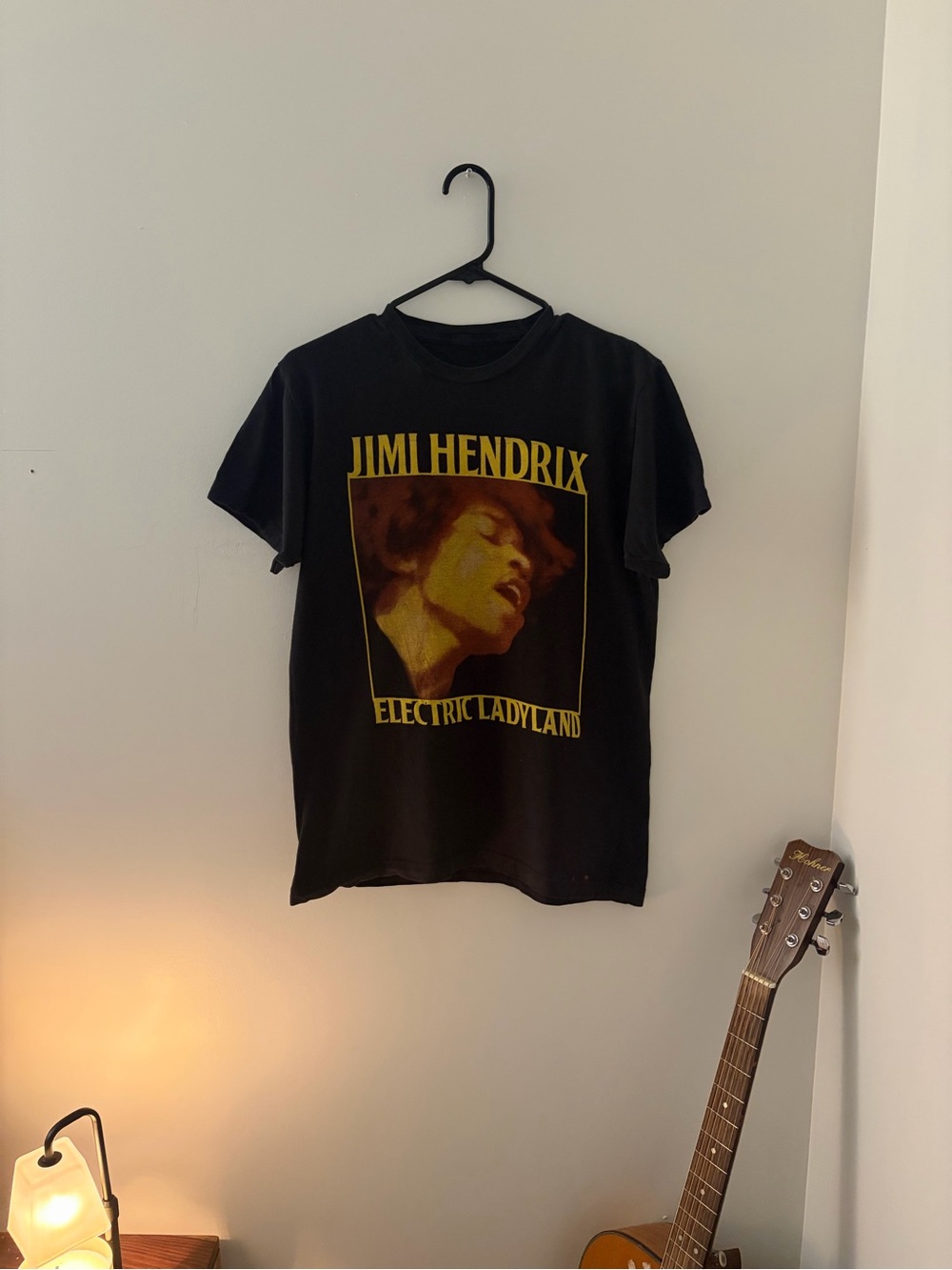 Jimi Hendrix Electric Ladyland Graphic T-Shirt - Black/Yellow